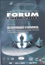 FORUM ENIM-ENTREPRISES 2007