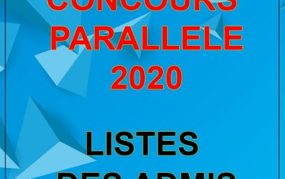 Liste des admis à l’ENSMR issus du Concours parallèle 2020