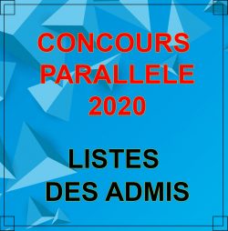 Liste des admis à l’ENSMR issus du Concours parallèle 2020