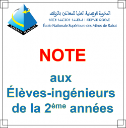NOTE AUX ETUDIANTS DE 2ème ANNEE : Dépôt des dossiers de candidature à la Mobilité : IMT Mines Douai