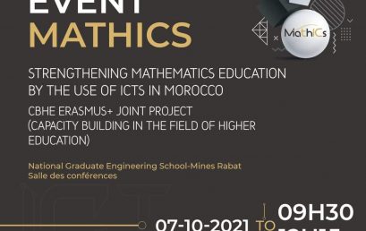 Dissemination event MATHICS – Strengthening Mathematics Education by the use of ICTS in Morocco