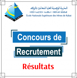 Résultat du concours de recrutement d’un (1) Administrateur 3ème grade