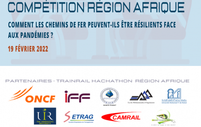 HACKATHON Compétition Région Afrique : Comment les chemins de fer peuvent-ils être résilient face aux pandémies ?