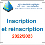 Inscription et réinscription à l’ENSMR pour l’année universitaire 2022/2023