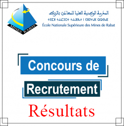 Résultats du concours de recrutement de deux(2) ingénieurs 1er grade