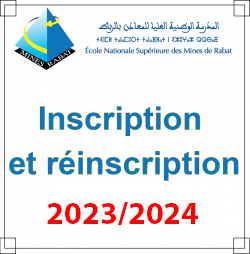 Inscription et réinscription à l’ENSMR pour l’année universitaire 2023/2024