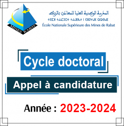 Inscription et réinscription au cycle doctoral au titre de l’année académique 2023-2024
