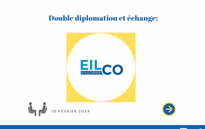 Double diplomation & échange: EILCO