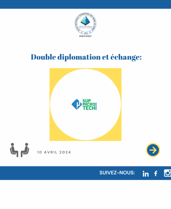 Double diplomation & échange: SUPMICROTECH-ENSMM