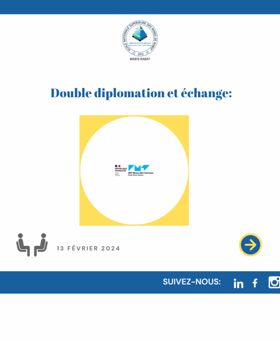 Double diplomation & échange: IMT Mines Albi