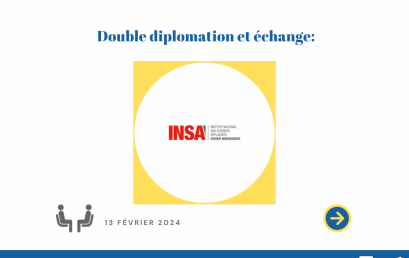 Double diplomation & échange: INSA Rouen Normandie