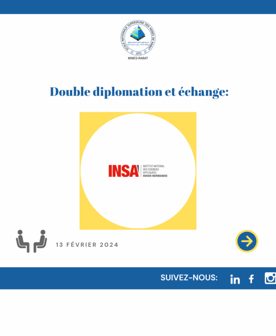 Double diplomation & échange: INSA Rouen Normandie