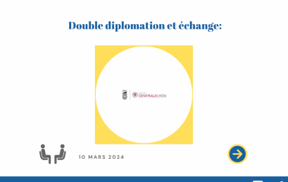 Double diplomation & échange: Ecole Centrale de Lyon