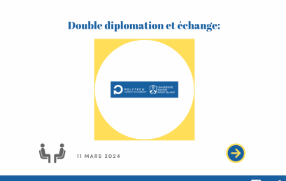 Double diplomation & échange: Polytech Annecy-Chambéry