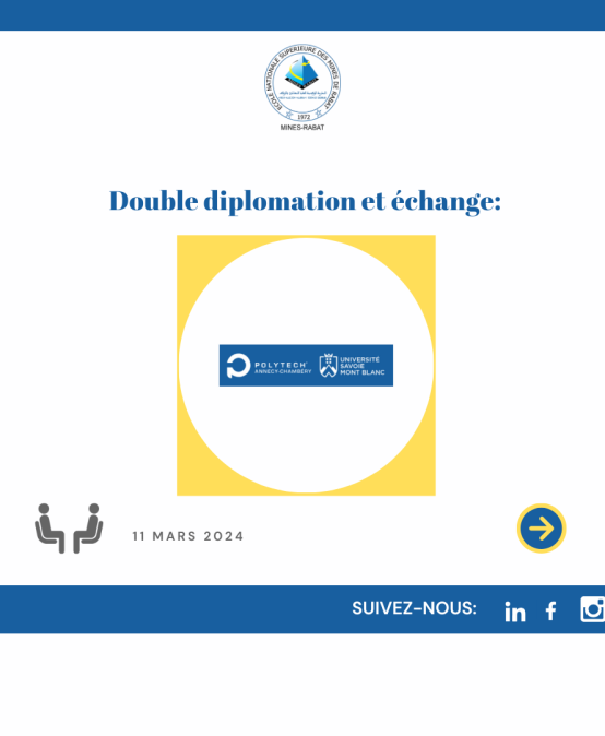 Double diplomation & échange: Polytech Annecy-Chambéry