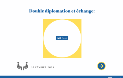 Double diplomation & échange : ENSEM