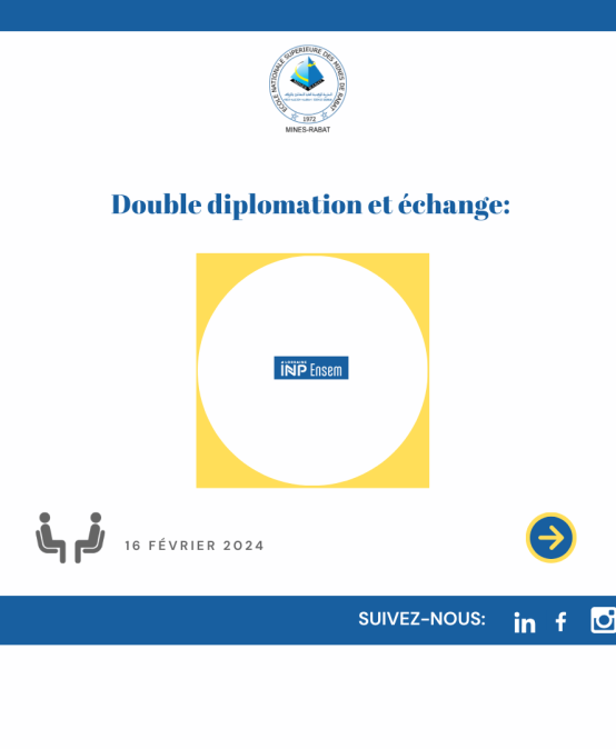 Double diplomation & échange : ENSEM