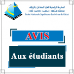 Avis aux étudiants